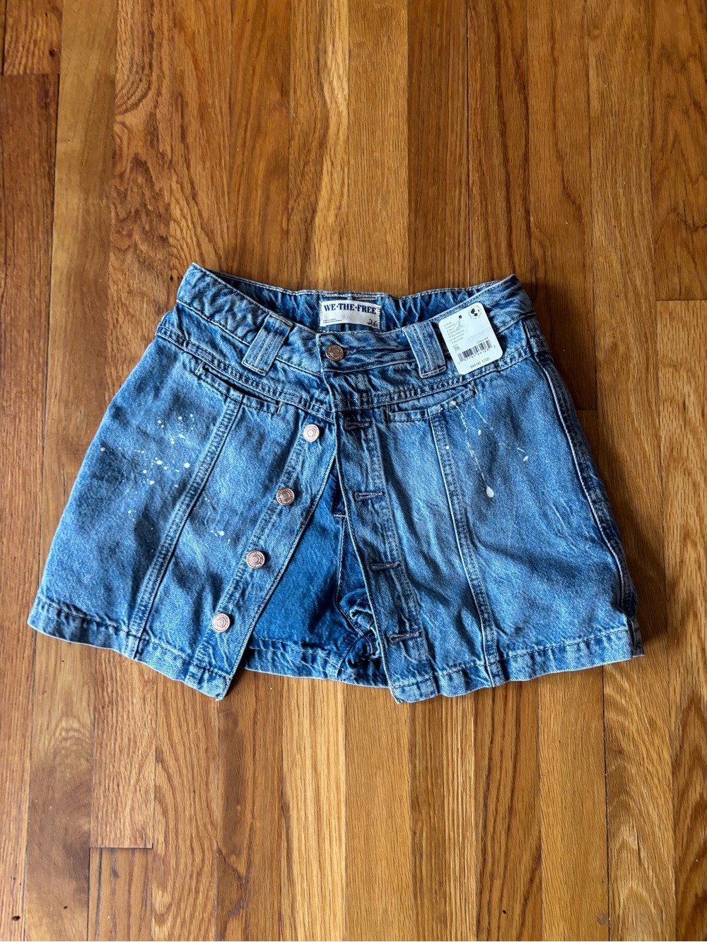 We The Free Midnight Sun Denim Skort